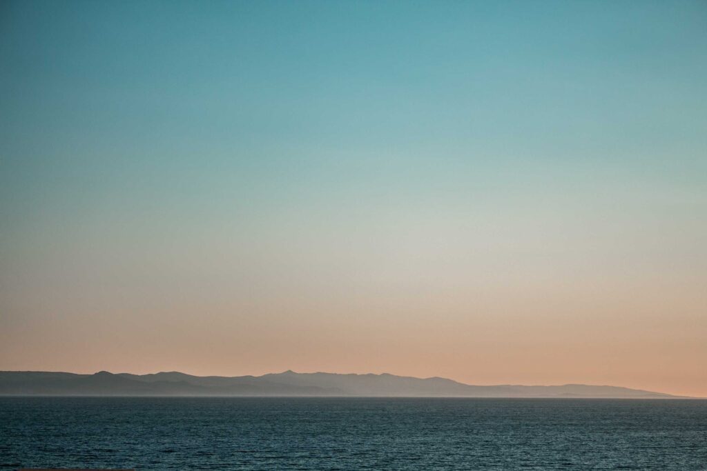 body of water and island at island